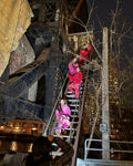 Vday bleached sweatsuit