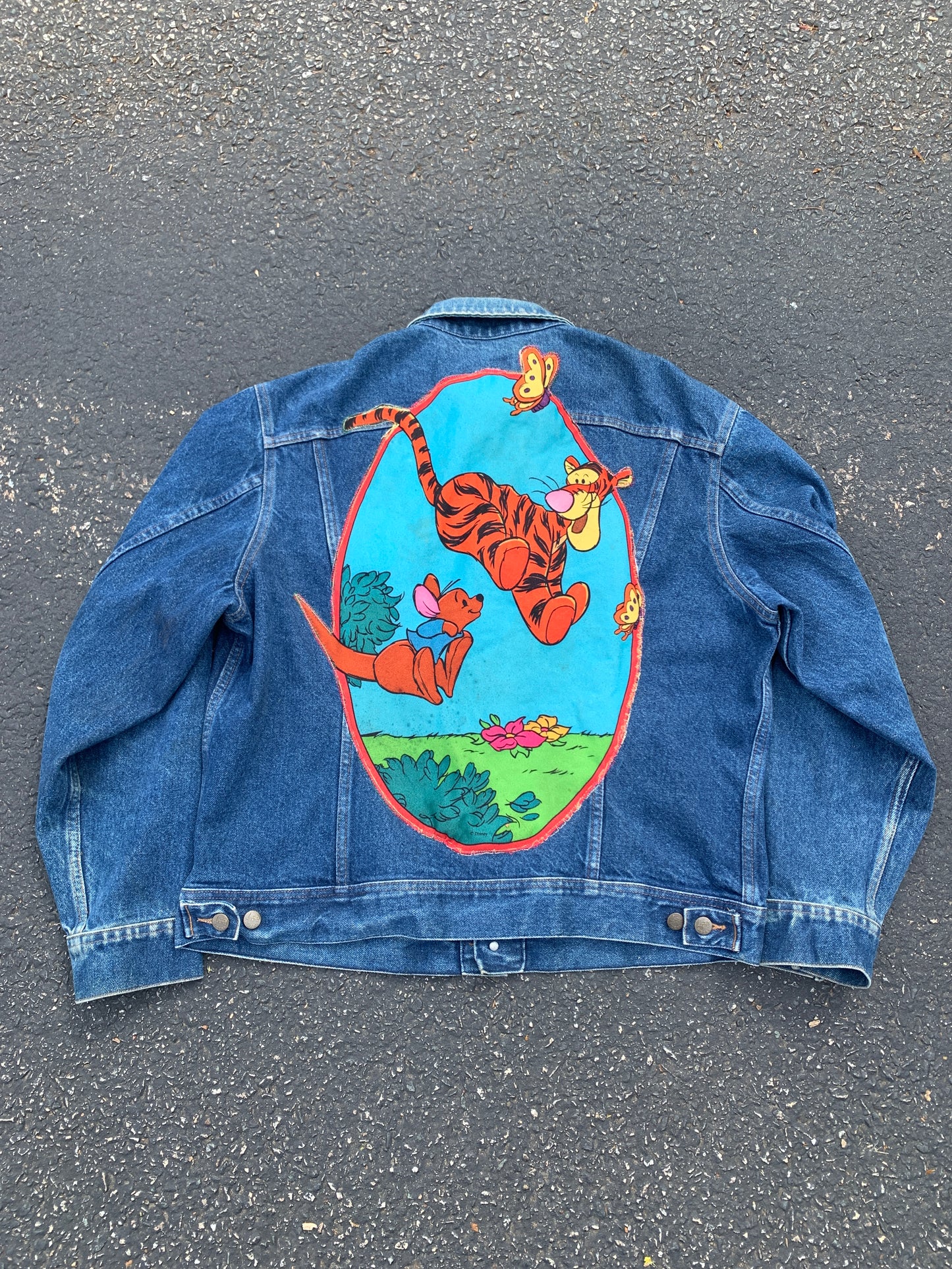 Tantalizing Tigger The Tiger Denim Jacket 🐅